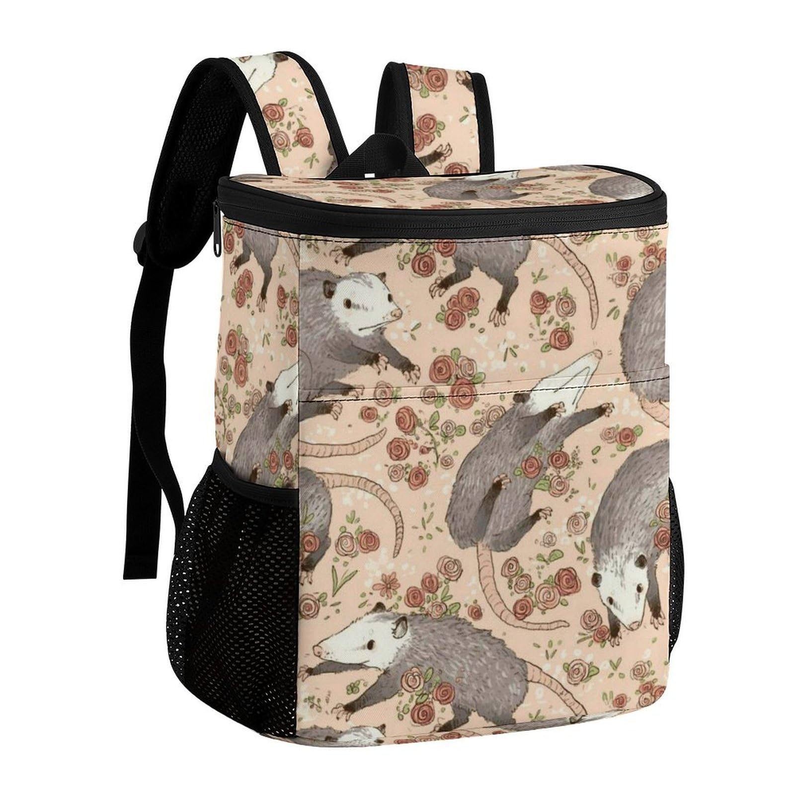 Sac à dos isotherme pour pique-nique et camping Opossum And Roses