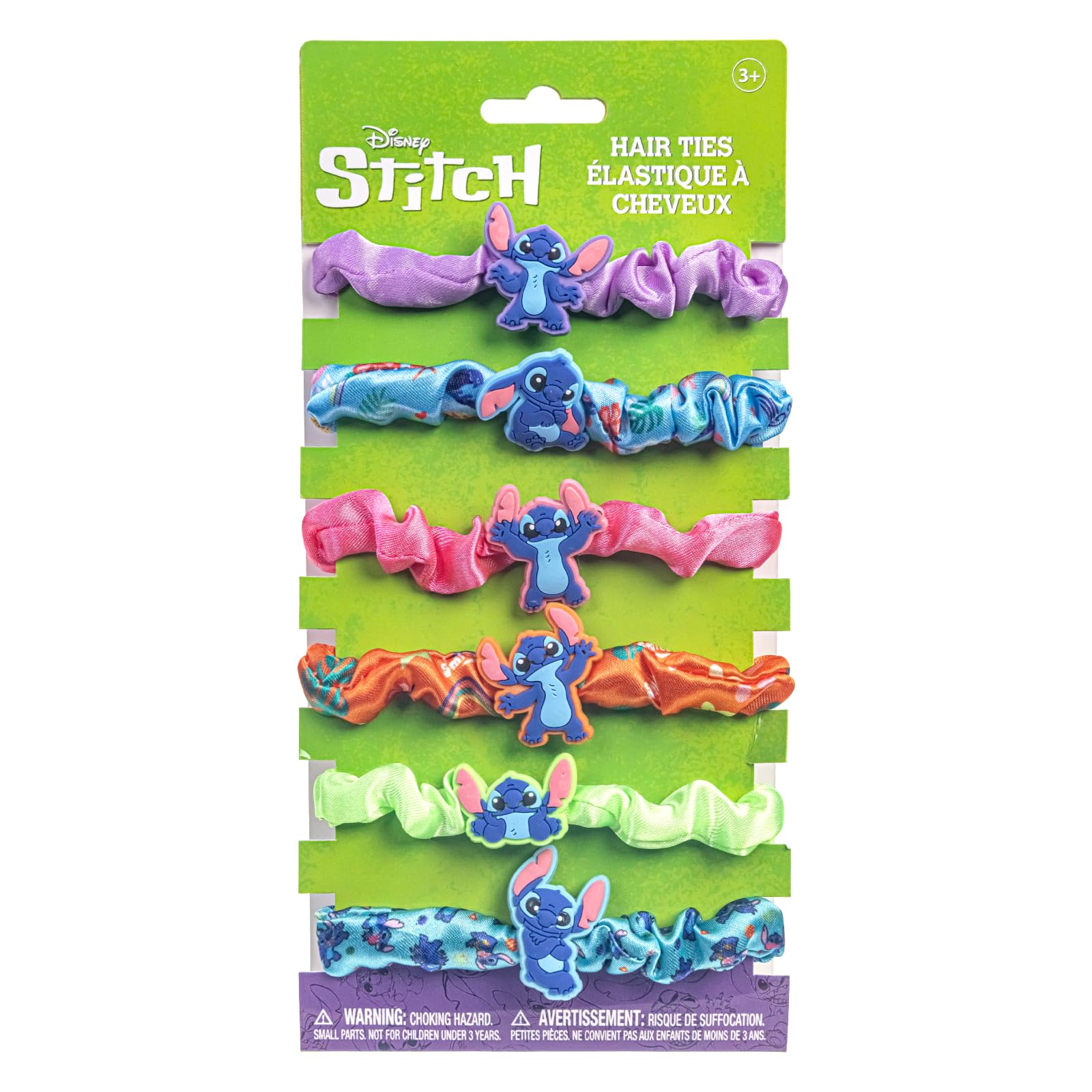 Stitch Hair Scrunchie Set, 6-Piece, Ages 3+