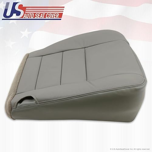 Miniatura 7 de 2002 2003 2004 para Ford F250 Lariat Super Duty Funda de asiento de cuero para el conductor gris