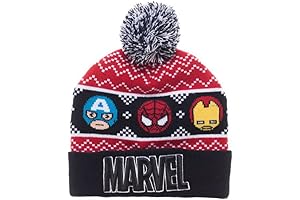 Marvel Comics Kawaii Fair Isle Pom Spiderman Beanie