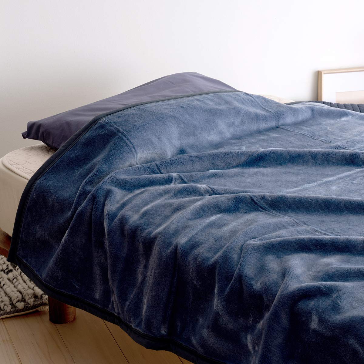 Amazon｜東京西川 西川産業 アクリルニューマイヤー 毛布 毛羽部分