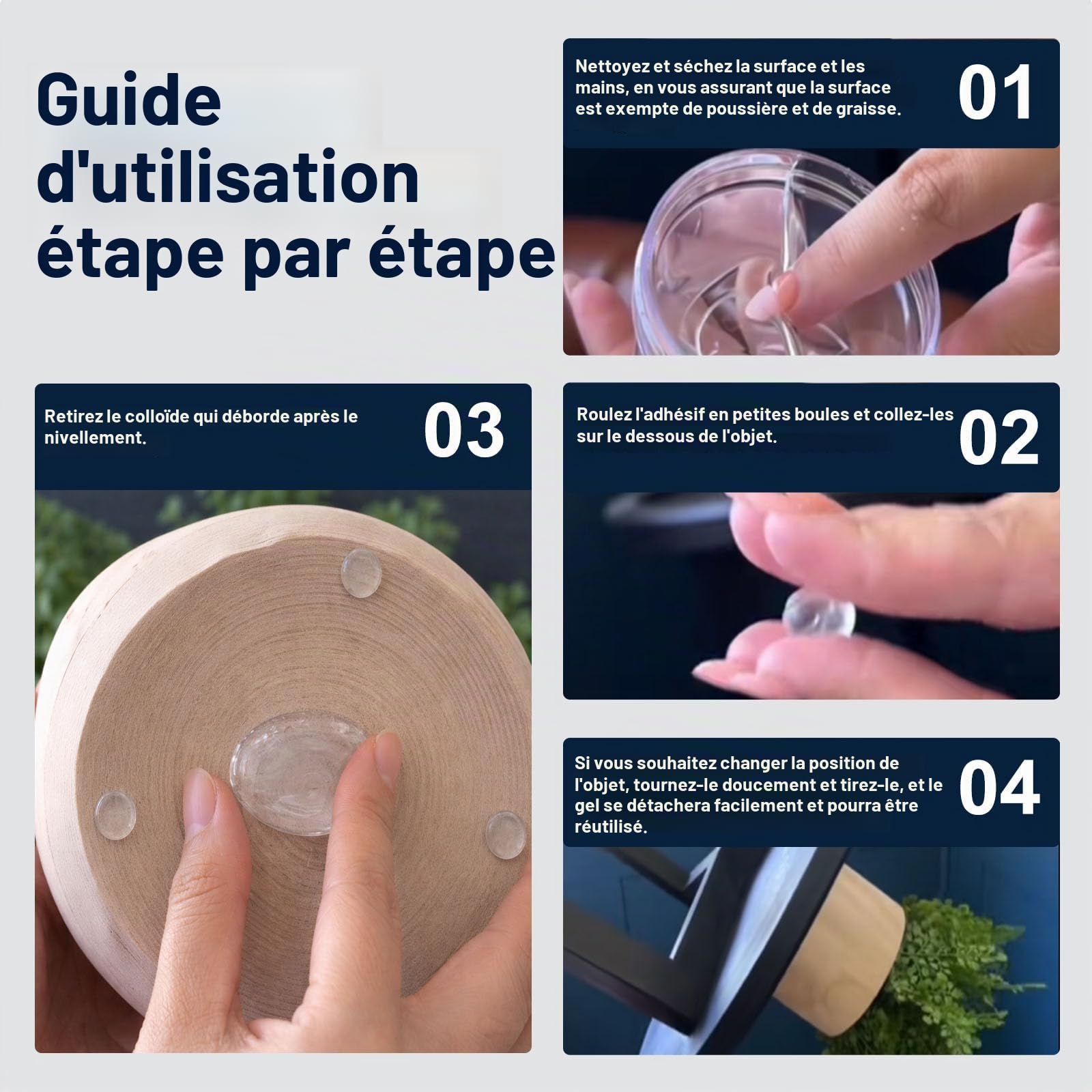 Clear Museum Gel 340 g, pate a fixe amovible pour collections de musées, museum putty réutilisable, pour la protection des objets fragiles, antiquités, verre et céramique.