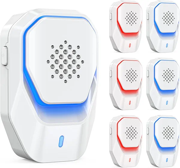 Upgraded 6 Packs Ultrasonic Pest Control Repeller, Electronic Spider Repellent Indoor for Insect Roaches Rodent Ant Bug Mosquito Rat Mouse Repellent Plug in for House Home Kitchen Garage