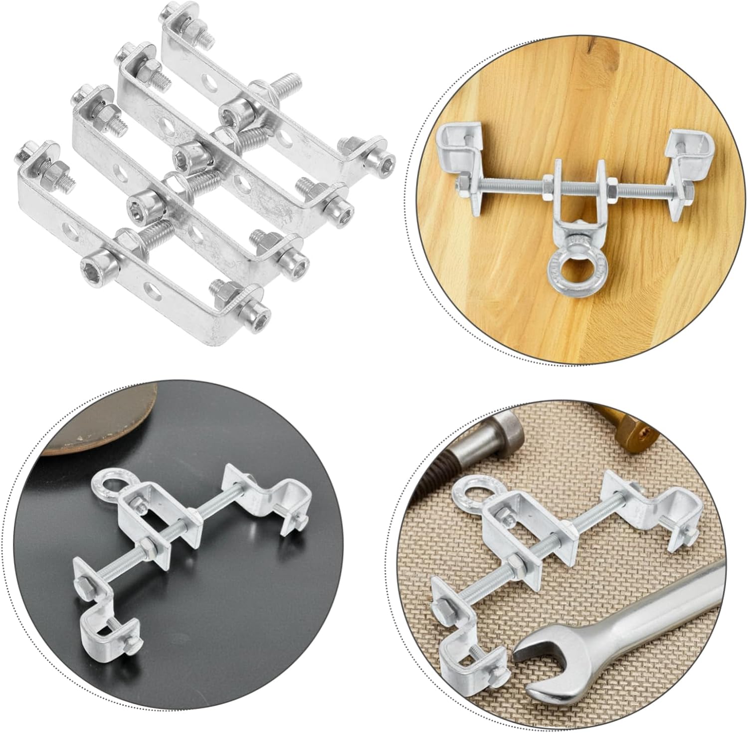2pcs Adjustable Heavy Bag Ceiling Mount Bracket Durable Hook for Hammocks and Punching Bags High Strength Utility Hanger for Versatile Applications
