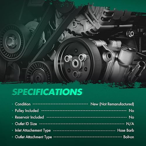 Miniatura 887 de SCITOO Bomba de dirección asistida compatible para 2005 para Saab 9-2X 2.0L, 2006 para Saab 9-2X 2.5L, 2004-2005 para Subaru Impreza 2.0L, 21-5396