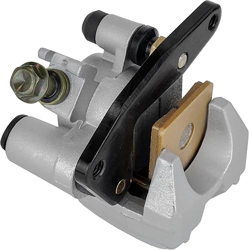 Caltric Pinza de freno delantera derecha con pastillas compatible con Suzuki Lt-F250 Ltf250 Ozark 250 2X4 2002-2014