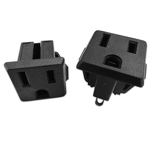 Miniatura 2 de Tundra - Toma de salida de CA dúplex Nema 515R, color negro, cables no incluidos, montaje requeridosolo para la serie M  ACS515R