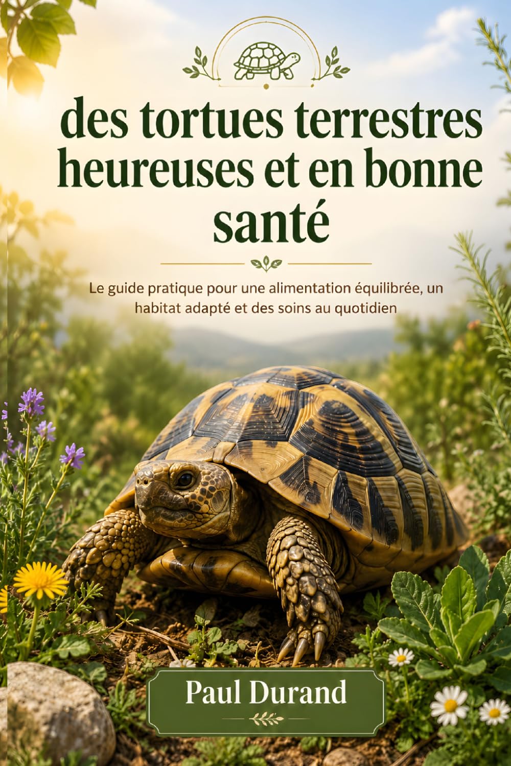 Des tortues terrestres heureuses et en bonne santé: Le guide pratique pour une alimentation équilibrée, un habitat adapté et des soins au quotidien