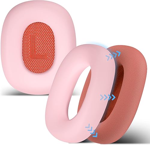 Miniatura 7 de Seltureone Funda compatible con AirPods Max, protector de cubierta de auriculares, funda protectora de silicona para auriculares, accesorios para