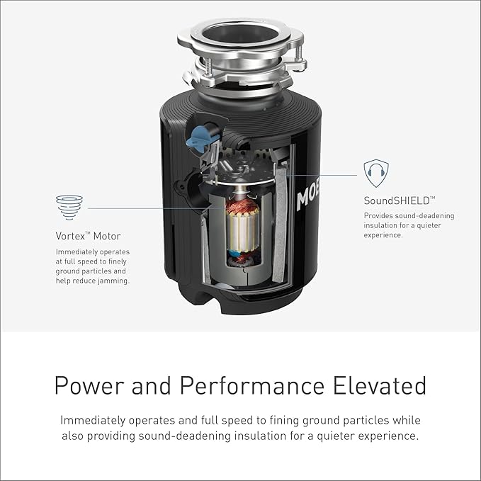 Triturador de Basura Moen Prep Series PRO 0.5 HP miniatura 7