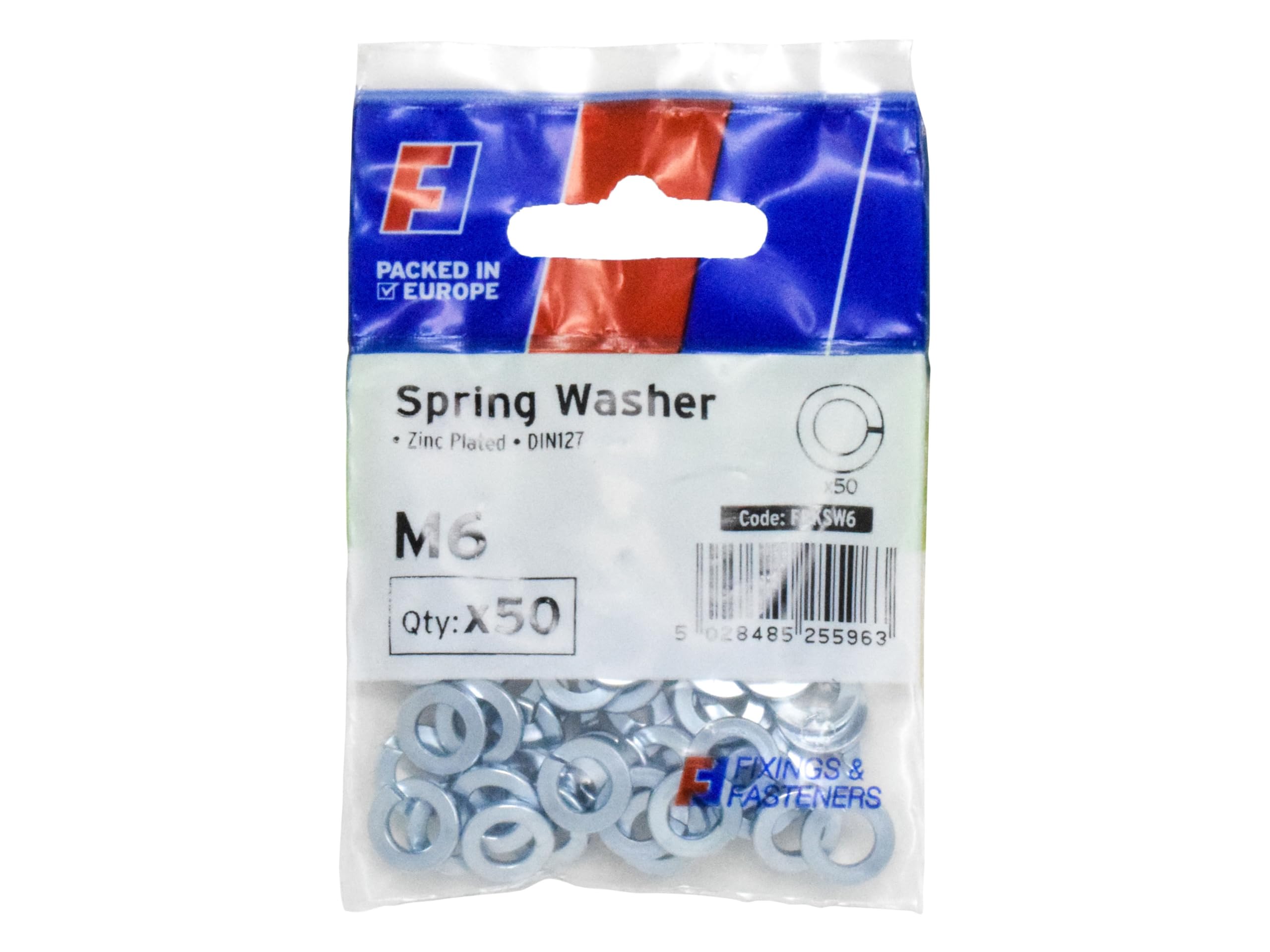 Forgefix Spring Washer M6 Forgepack 50 from B&Q