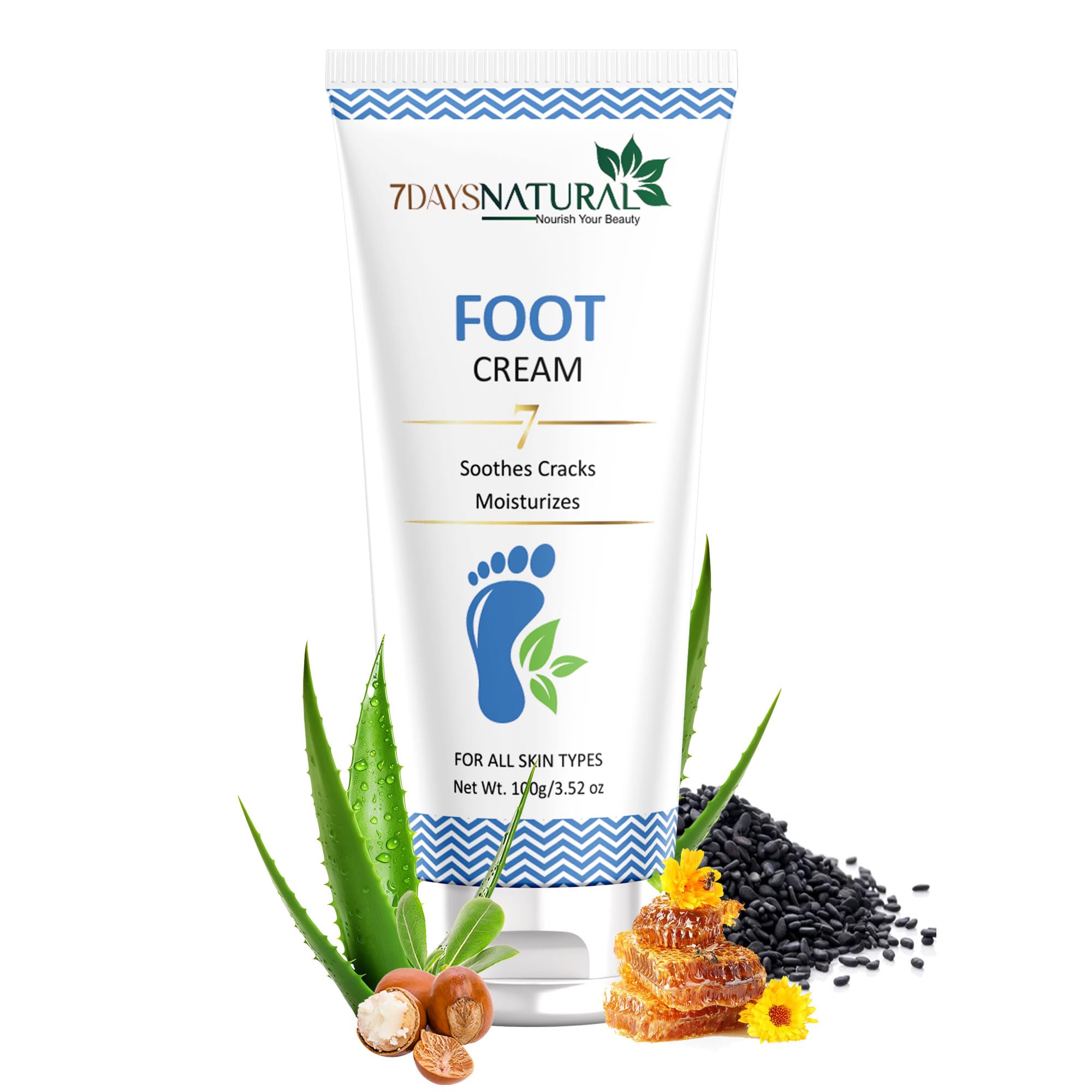 Foot Cream 100gm for men & women Repair Rough and Cracked Heel with Neem Seed Oil, Clove Leaf Oil and Menthol Keeps Skin Hydrated, Supple and Smooth-image-6