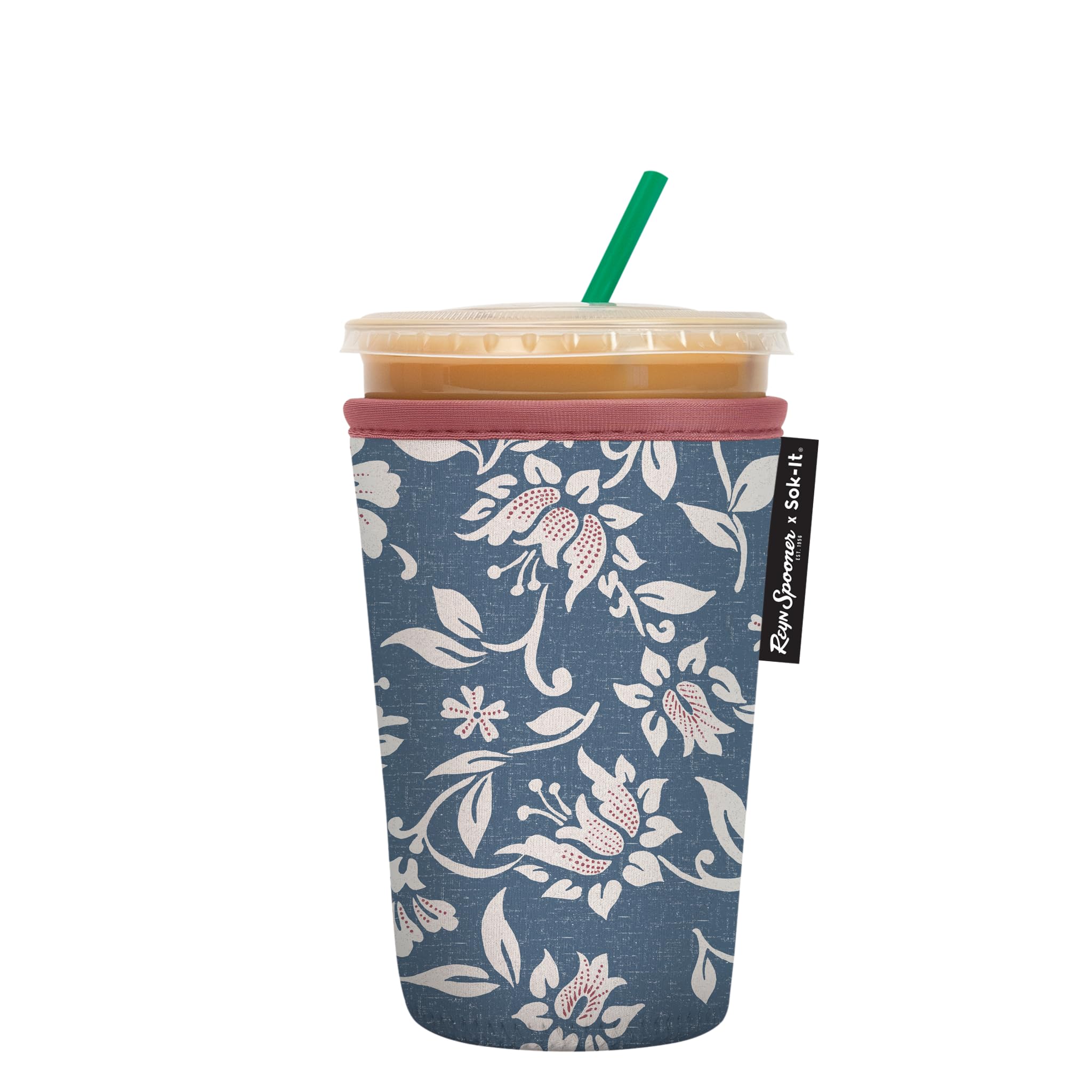 Sok ItSok It Java Sok Iced Coffee & Cold Soda Insulated Neoprene Cup Sleeve (Kia Orana, Medium: 24-28oz)