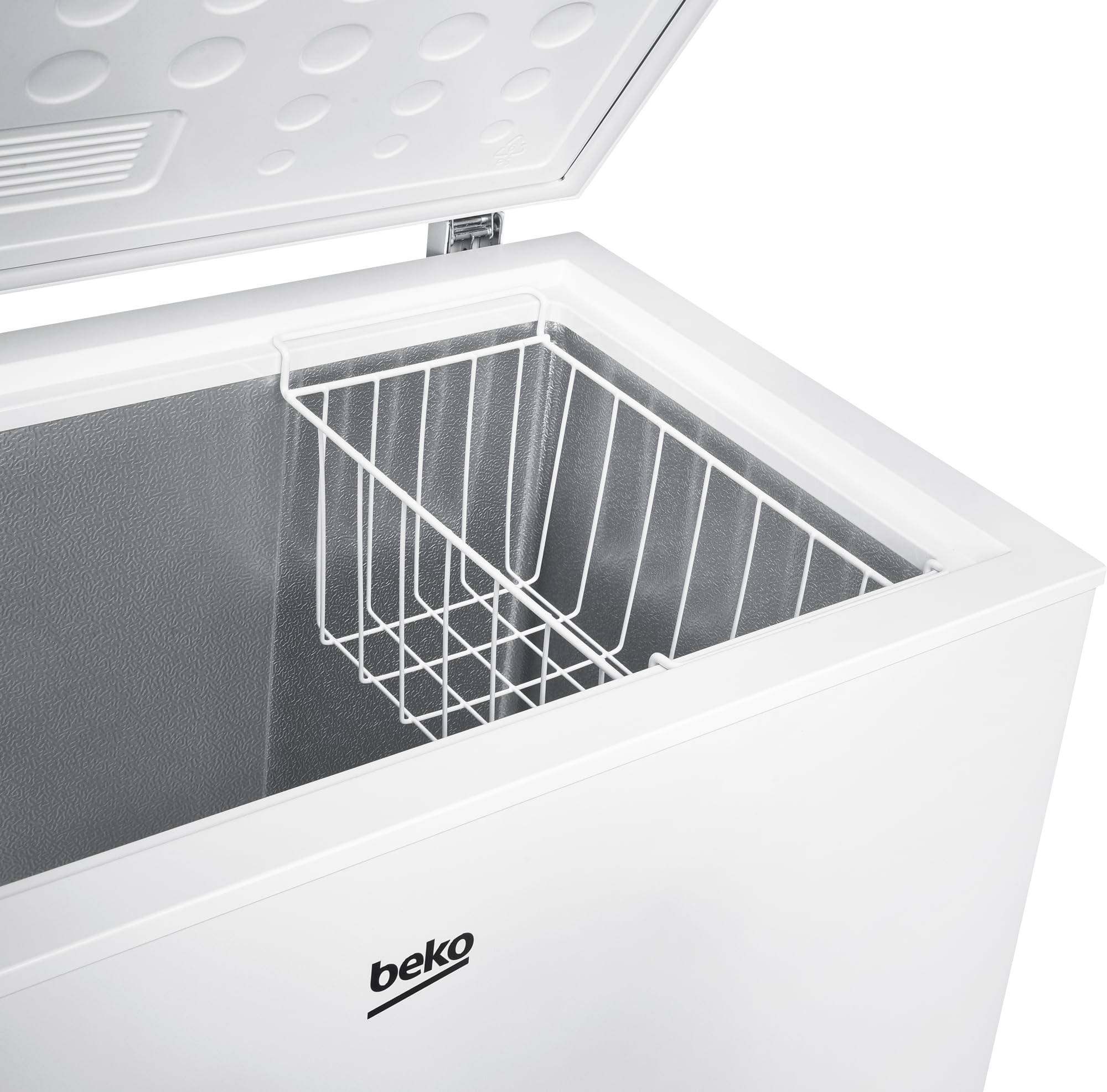 Beko CF200CWN - Frigorífico, 198 L, volumen neto, 1 cesta para congelador, función de congelación, ruedas de transporte, sistema indicador LED, 40 dB (A), blanco