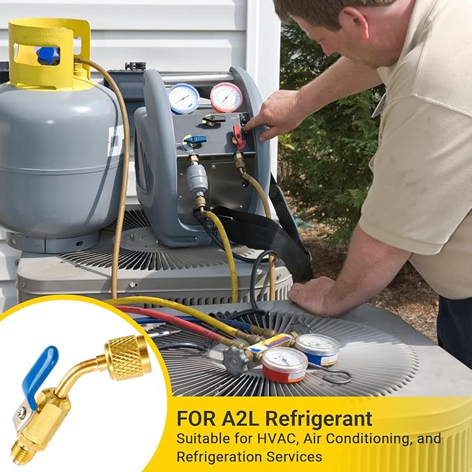 Kit Adaptador Mini Split Wells R454B R32, 2 Piezas, Latón miniatura 4