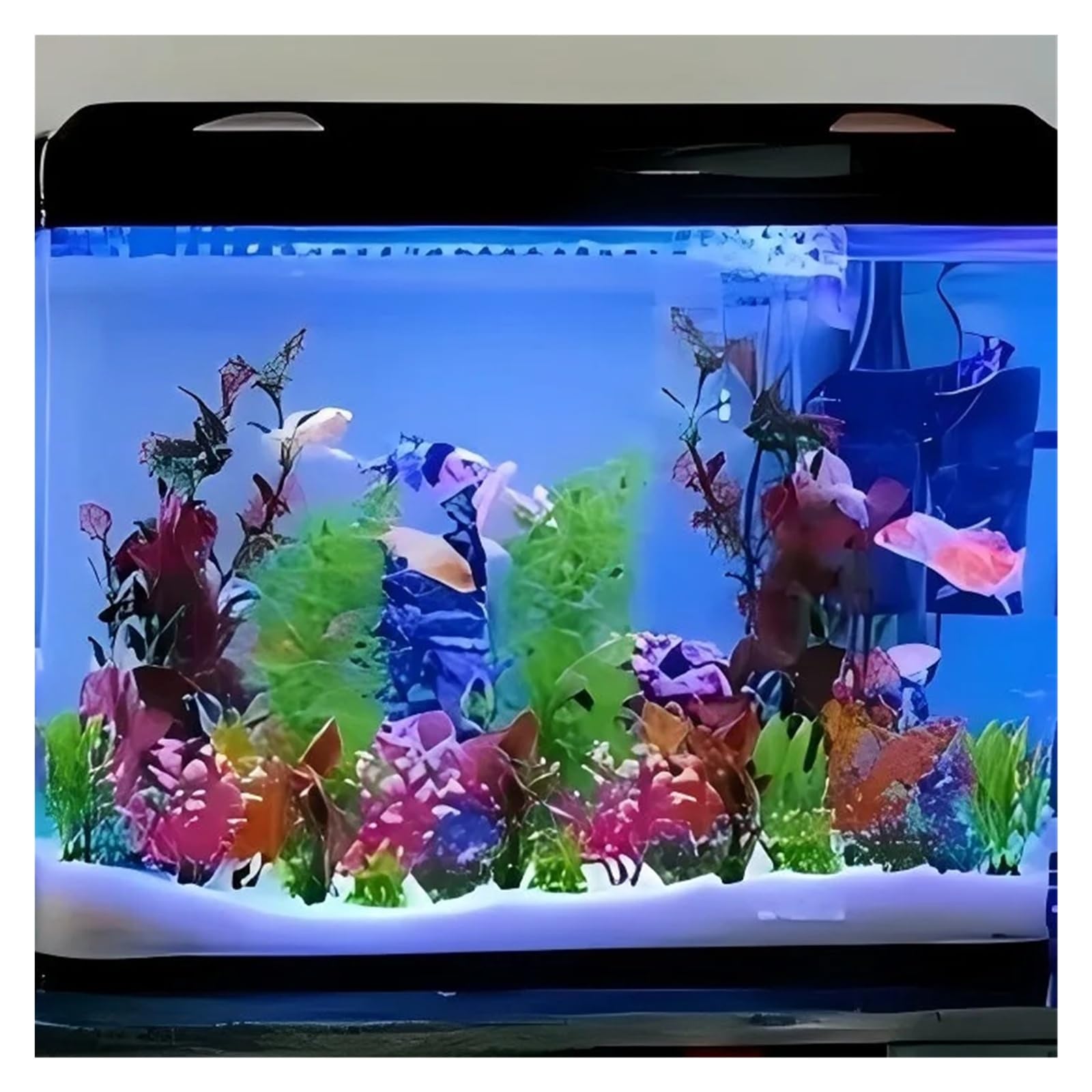 Juego de Anillos de Bloqueo de Plantas Artificiales for Acuario, Multicolor(Color05)