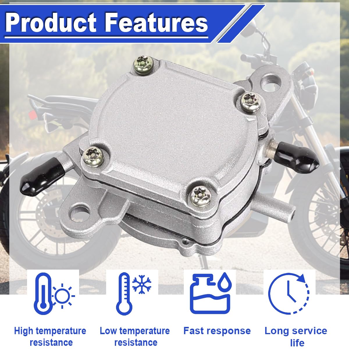 50 cc Sostituzione pompa carburante a vuoto per Gy6 125 cc 150 cc motore Motocicletta ATV Go Kart Scooter Ciclomotore Quad 4 ruote Dune Buggy per Taotao per Roketa per Sunl