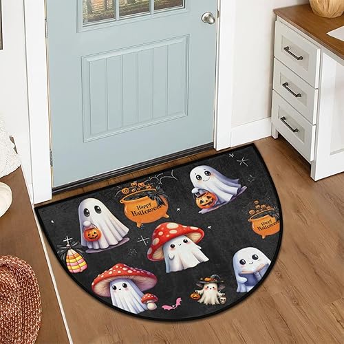 Miniatura 181 de Pardick Money - Tapete semicircular de billete de 100 dólares, antideslizante, duradero, lavable, para sala de estar, dormitorio