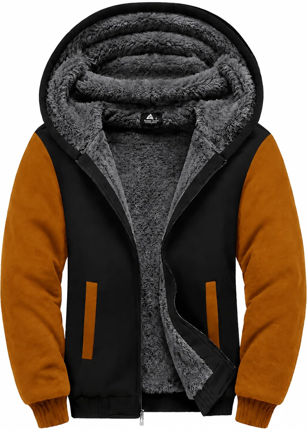 GEEK LIGHTING Boys Sherpa Lined Hoodie Kids Fleece Jacket Sweatshirt