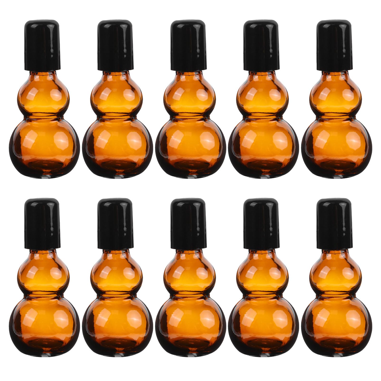 8er Set Roll-on-Flaschen Aus Glas Mit Stahlkugel | 8 Ml | Perfekt Für Reisen & ätherische Öle