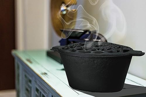 Miniatura 9 de FireBeauty Woodstove - Humidificador de estufa de vapor de hierro fundido, resistente a la corrosión, capacidad de 2.3 cuartos (pollo)