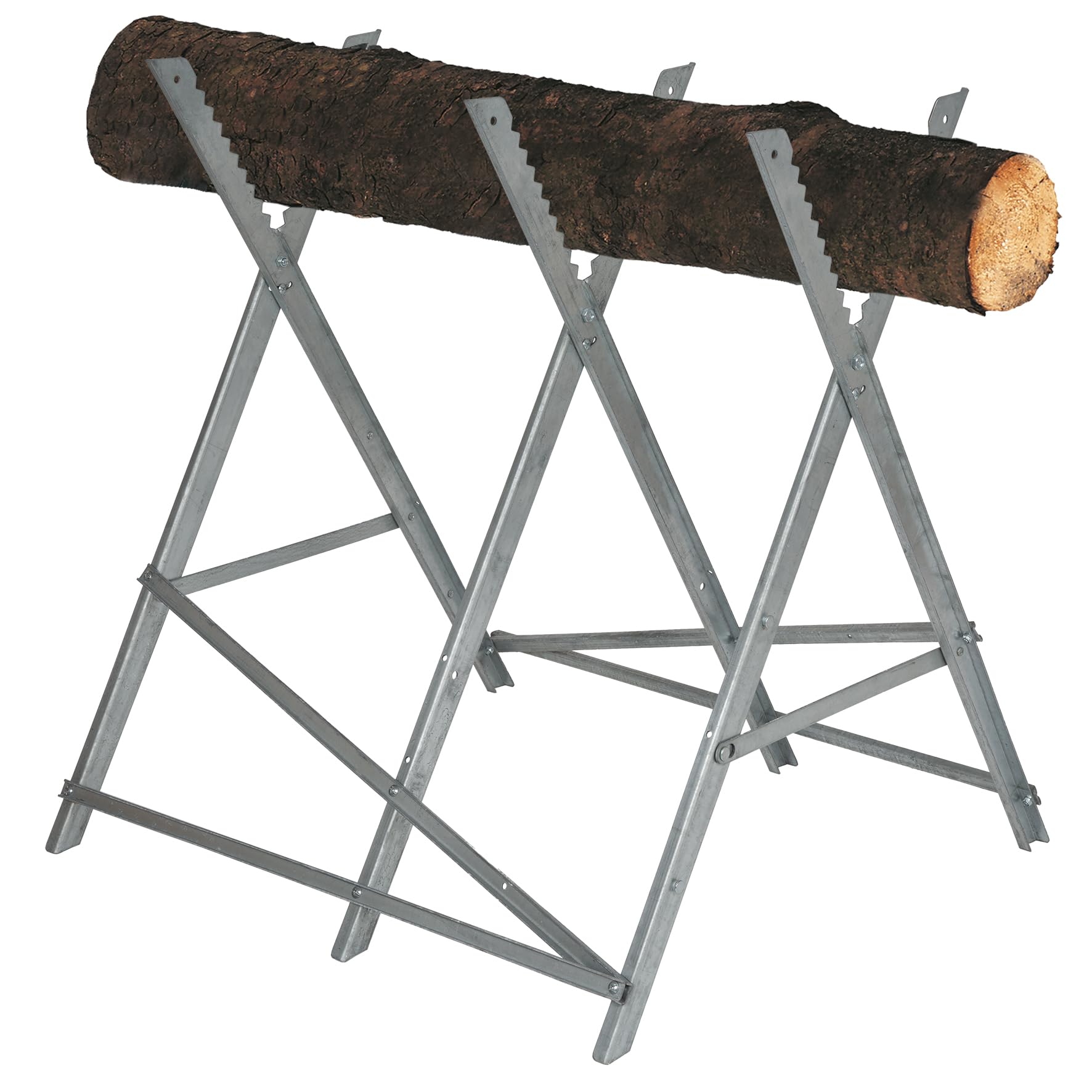 Supporto per motosega Original Einhell (accessori adatti per lavorare con motoseghe, in metallo, capacità di carico max. 200 kg, per tronchi fino a Ø 300 mm, spessore profilo 2,5 mm)