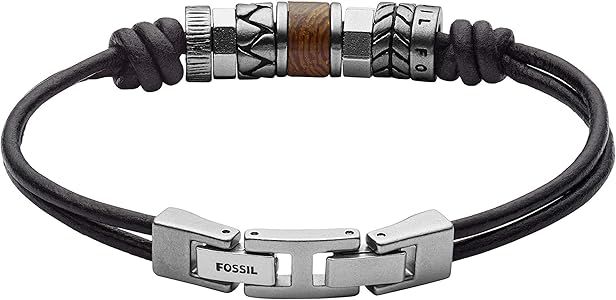 Fossil Herren Armband Leder JF00510797 & Armband Für Männer, Länge 
