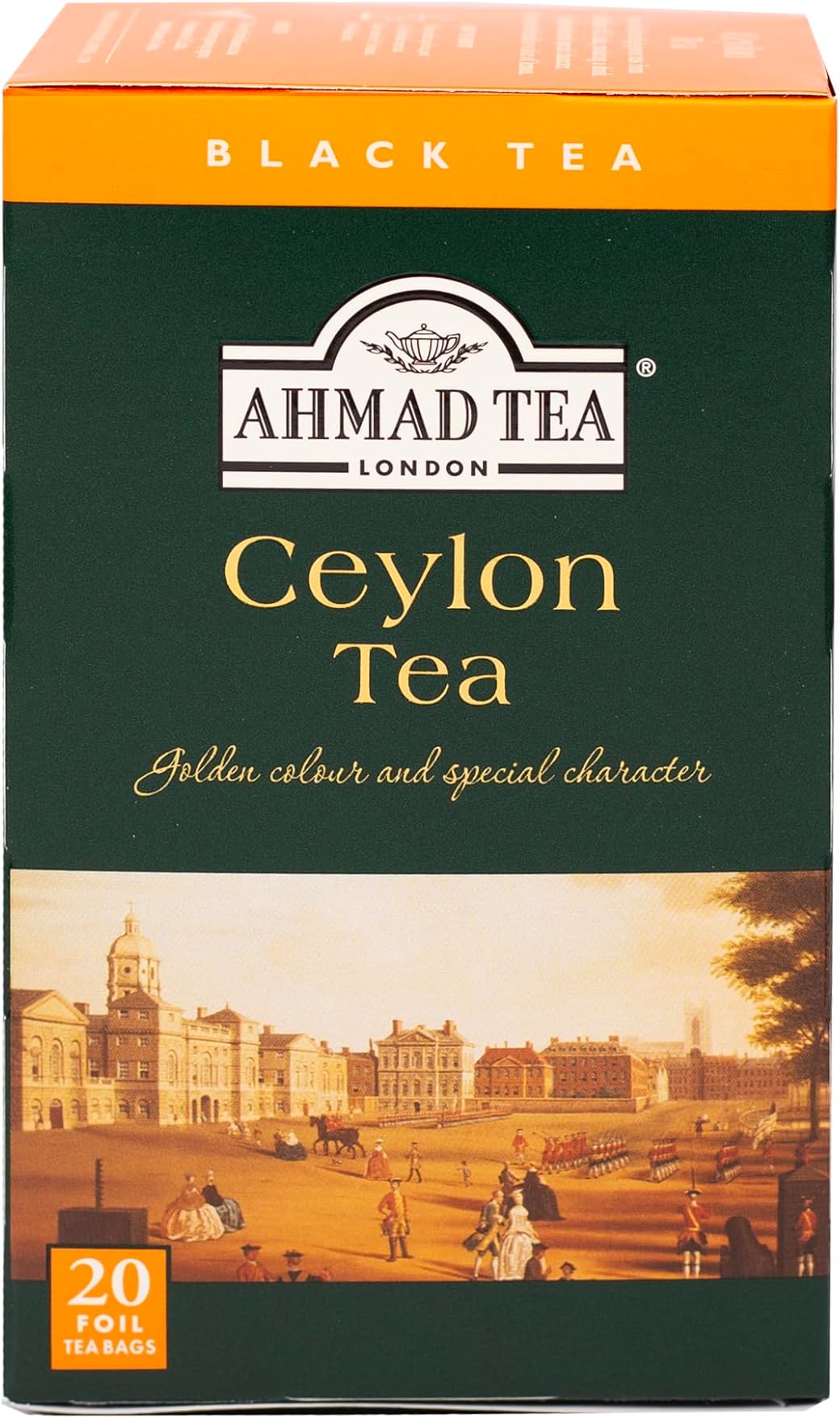 Ahmad Tea Ceylon Tea, 20-Count Boxes (Pack of 6)