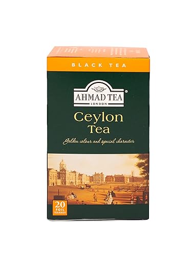 Ahmad Tea Té de Ceilán, cajas de 20 unidades (paquete de 6)