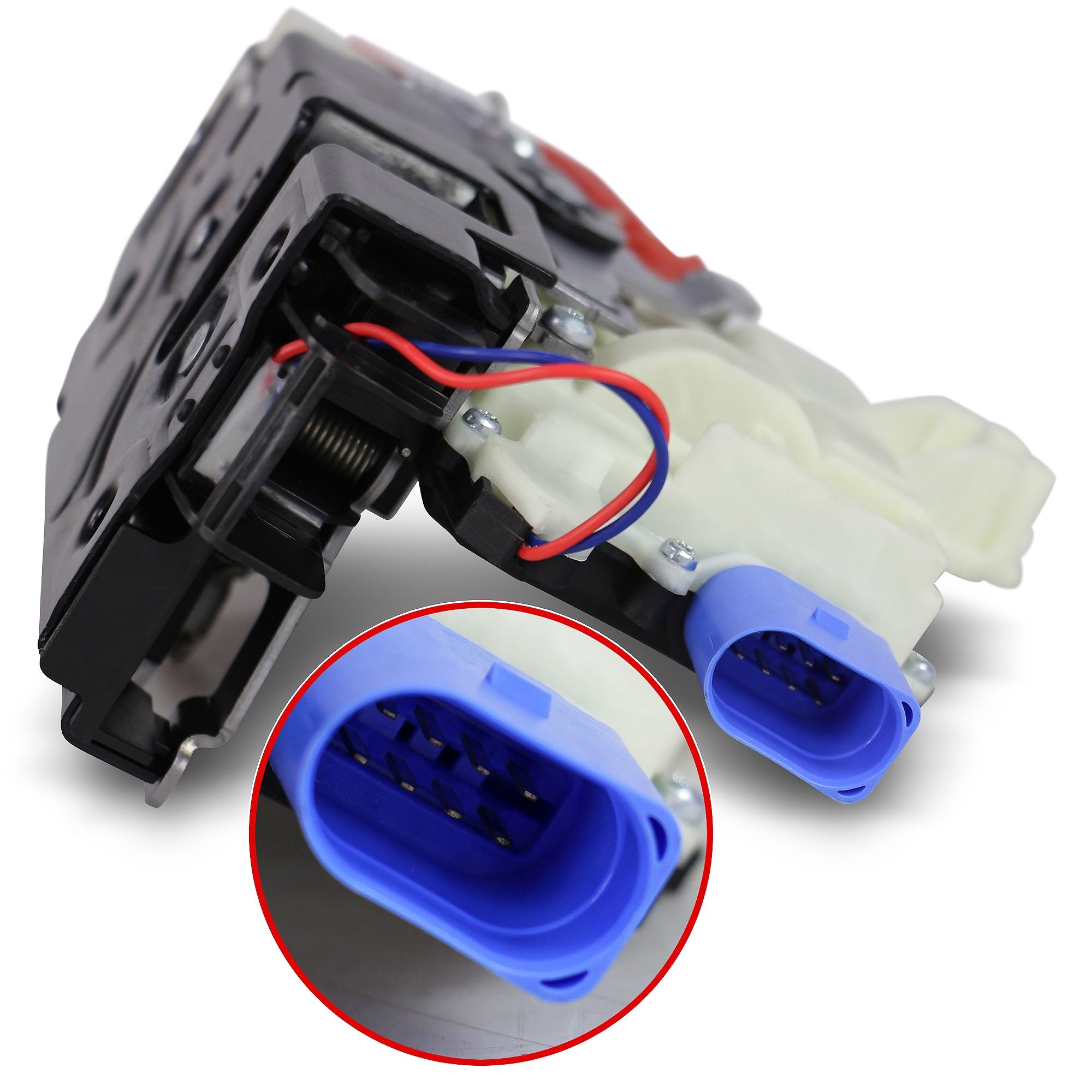 BESTPRICE 1x serrure de porte avec servomoteur avant gauche, Compatible avec SKODA FABIA 2 (542), FABIA 2 break (545), ROOMSTER (5J7), ROOMSTER Praktik (5J)