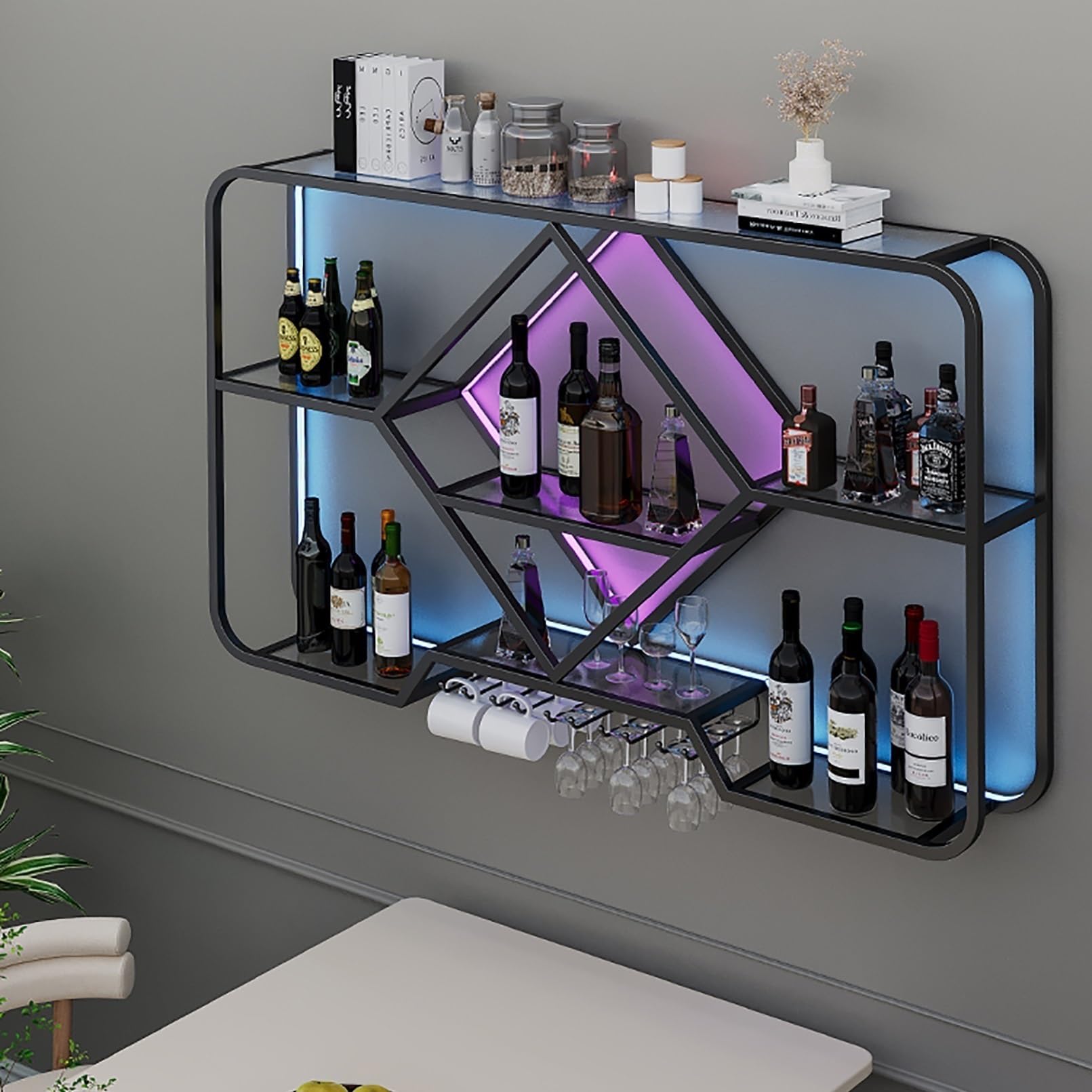 Casiers à vin muraux Modernes pour gagner de la place dans votre cuisine