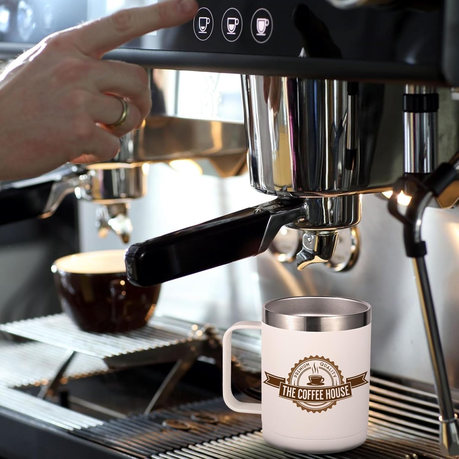 ColorSub 12 oz Sublimation Tumblers with Handle Insulated Stainless Steel Coffee Mugs Matte Tumblers Blanks with Gift Box, Heat Tape for Hot Cold Drinks, 8 Pack - Image 6