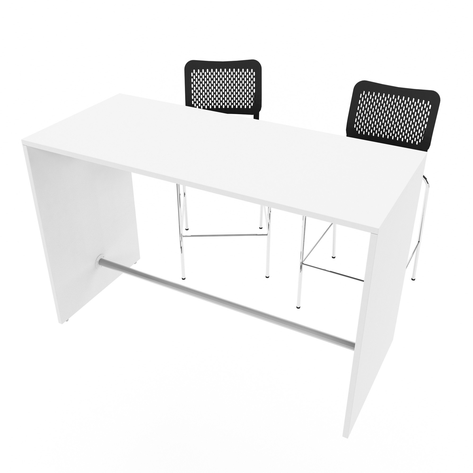 Stehtisch Light 160 x 70 cm groß im edlen Weiß Bartisch Tresentisch Theke