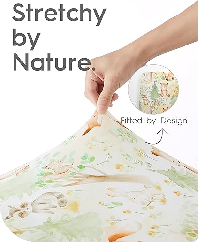 Miniatura 5 de Sábanas mini para cuna de 24 x 38 pulgadas, ultra suaves, paquete N Play, sábanas ajustadas para niño y niña, sábanas de colchón neutral de paquete