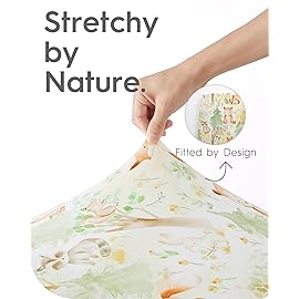 Changing Pad Cover for Girls Boys, TotBasic Premium Soft Changing Table Covers, Stretchy Jersey Changing Table Sheets - Fits All Standard Changing Pads - 2 Pack (Forest Bear & Bambi Deer)