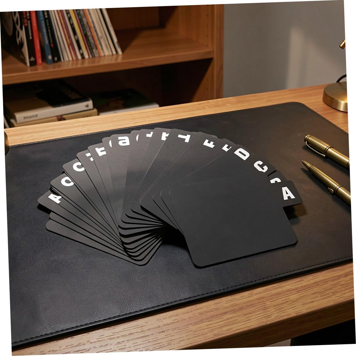 26pcs Black Vinyl Record Divider A-z Plastic Alphabet Shelf Organizer