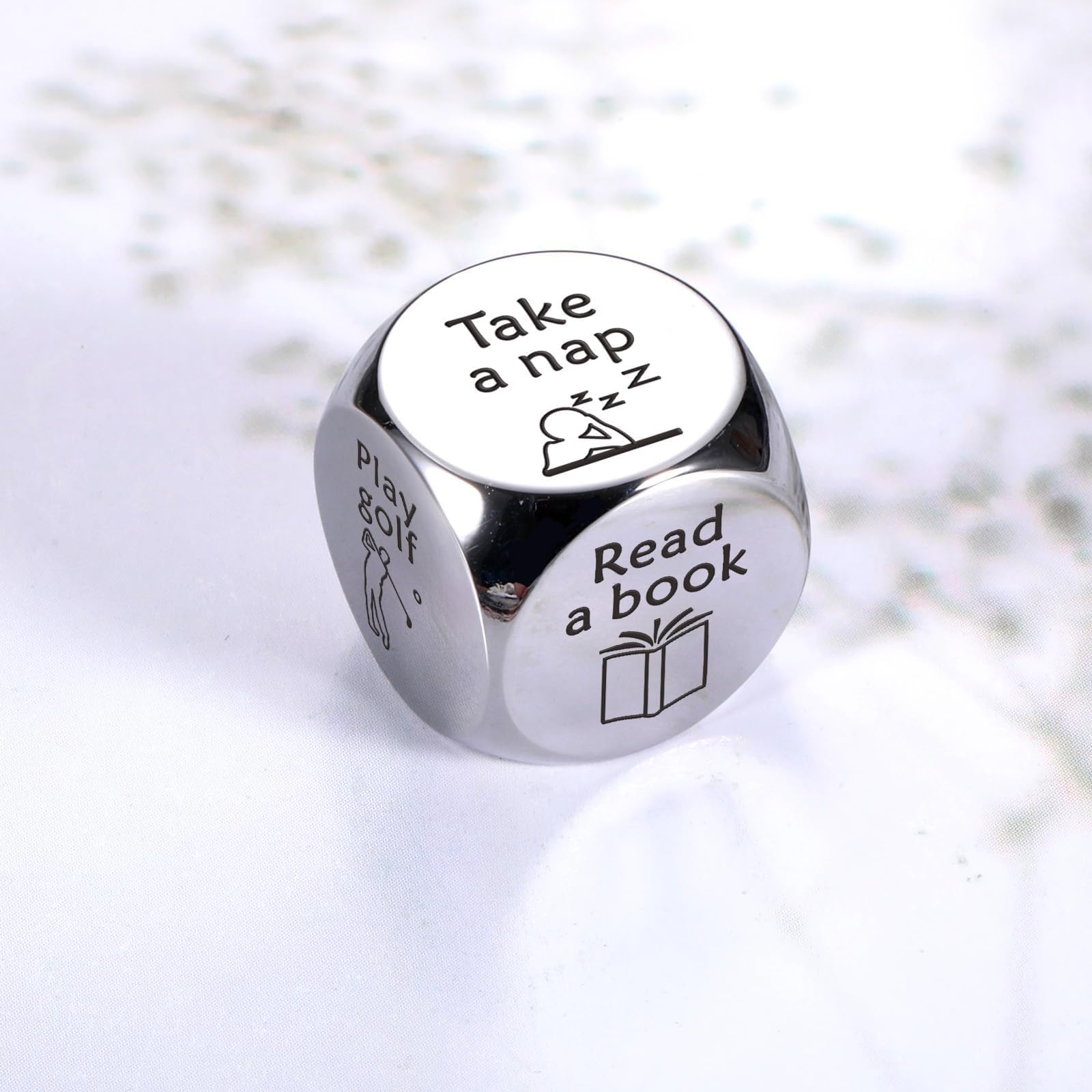 Retirement Gifts Dice for Men, 2026 Retired Gifts for Men, Retirement Gift for Boss Coworker, Funny Decider Dice Going Away Giftss for Coworker Leaving, Military Retired Dad Gift- Fathers Day