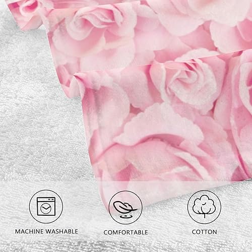 Miniatura 4 de susiyo Toallas decorativas de algodón para la cara de San Valentín, 2 unidades, 16 x 28 pulgadas