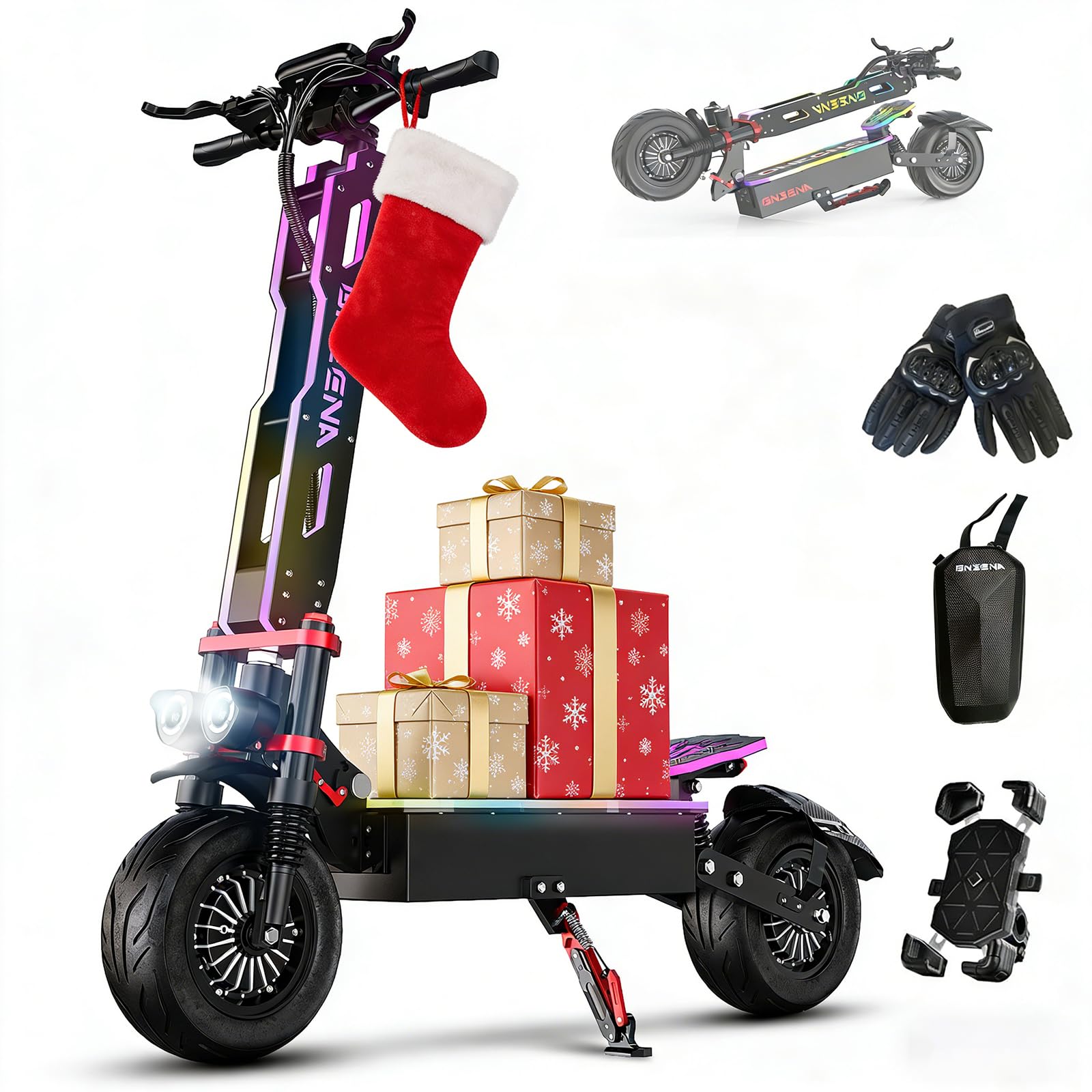 Electric Scooter Adults - 7000W Dual Motor Fast Electric Scooter 38Ah Battery 70 Miles Long Range 55MPH High-Speed
