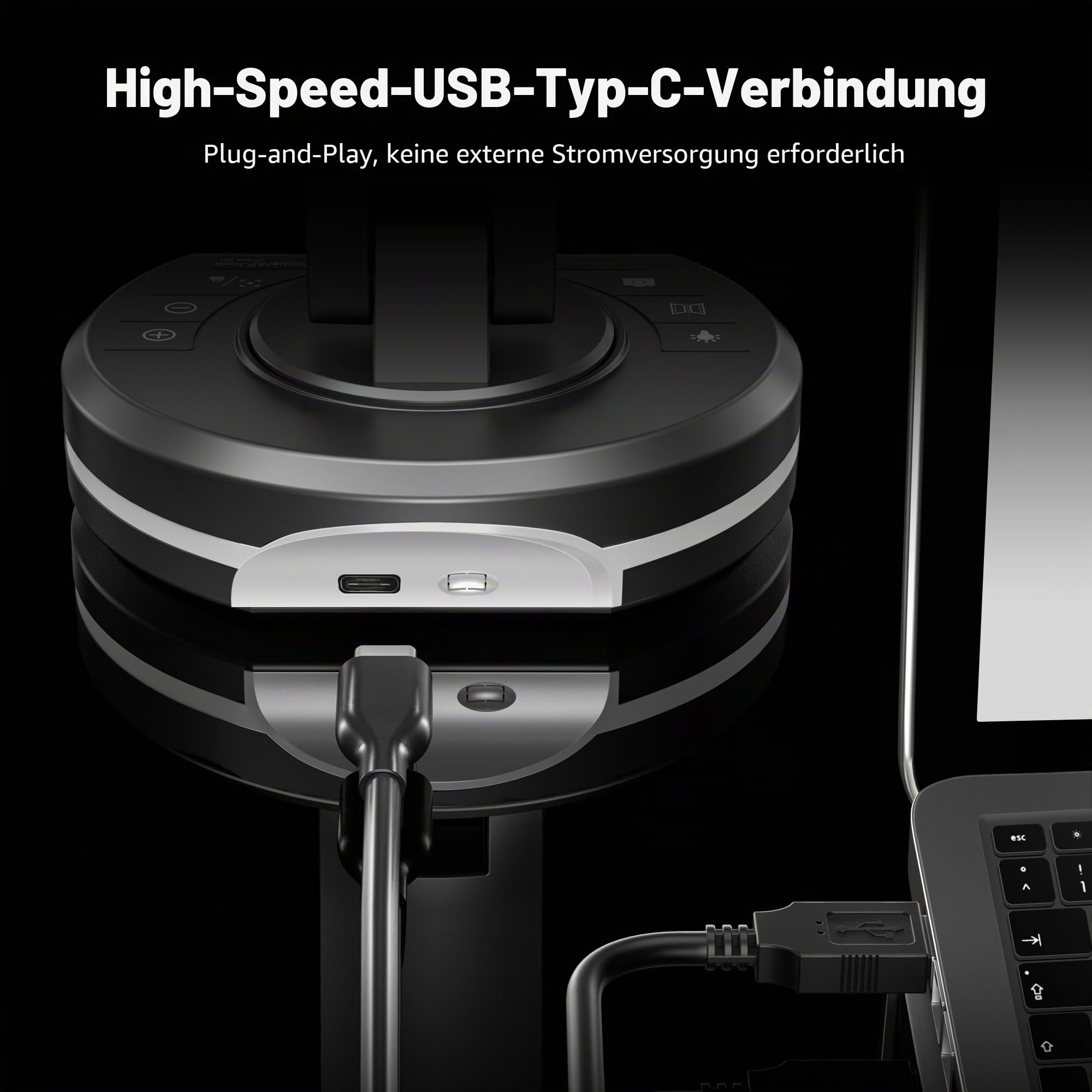 JOYUSING 13 Megapixel Dokumentenkamera und Visualizer USB, Vorlagen bis A3, LED Licht, Autofokus, Hybridunterricht mit OBS, Zoom, Skype und Teams, kompatibel mit Windows, Mac