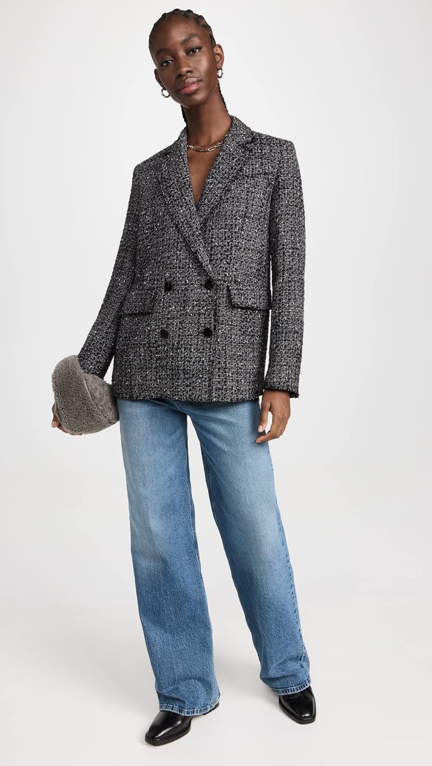 Theory womens Tweed Pizza Jacket - Image 5