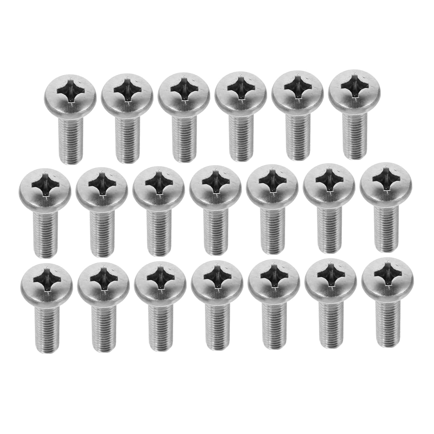ULTECHNOVO 20pcs Stainless Steel Screws Tv Mounting Screws Cross Recessed Pan Head for Wall Mount