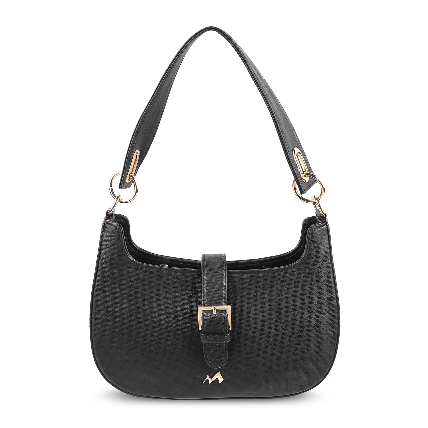 Metro Black Faux Leather Premium Zipper Casual Hobo Bag For Women (B0CYQ3JYQS) Amazon Price History, Amazon Price Tracker