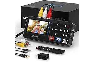 PORTTA VHS to Digital Converter: Convert VHS to Crystal-Clear DVDs