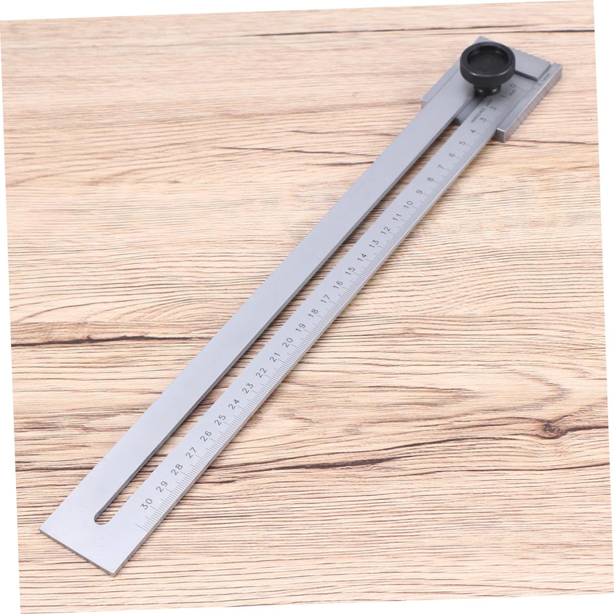 LIFKOME Righello Precisione Acciaio Inossidabile con Marker Strumento Marcatura per Falegnameria e Ingegneria per Tracciatura su Plance e Lamiere Argento