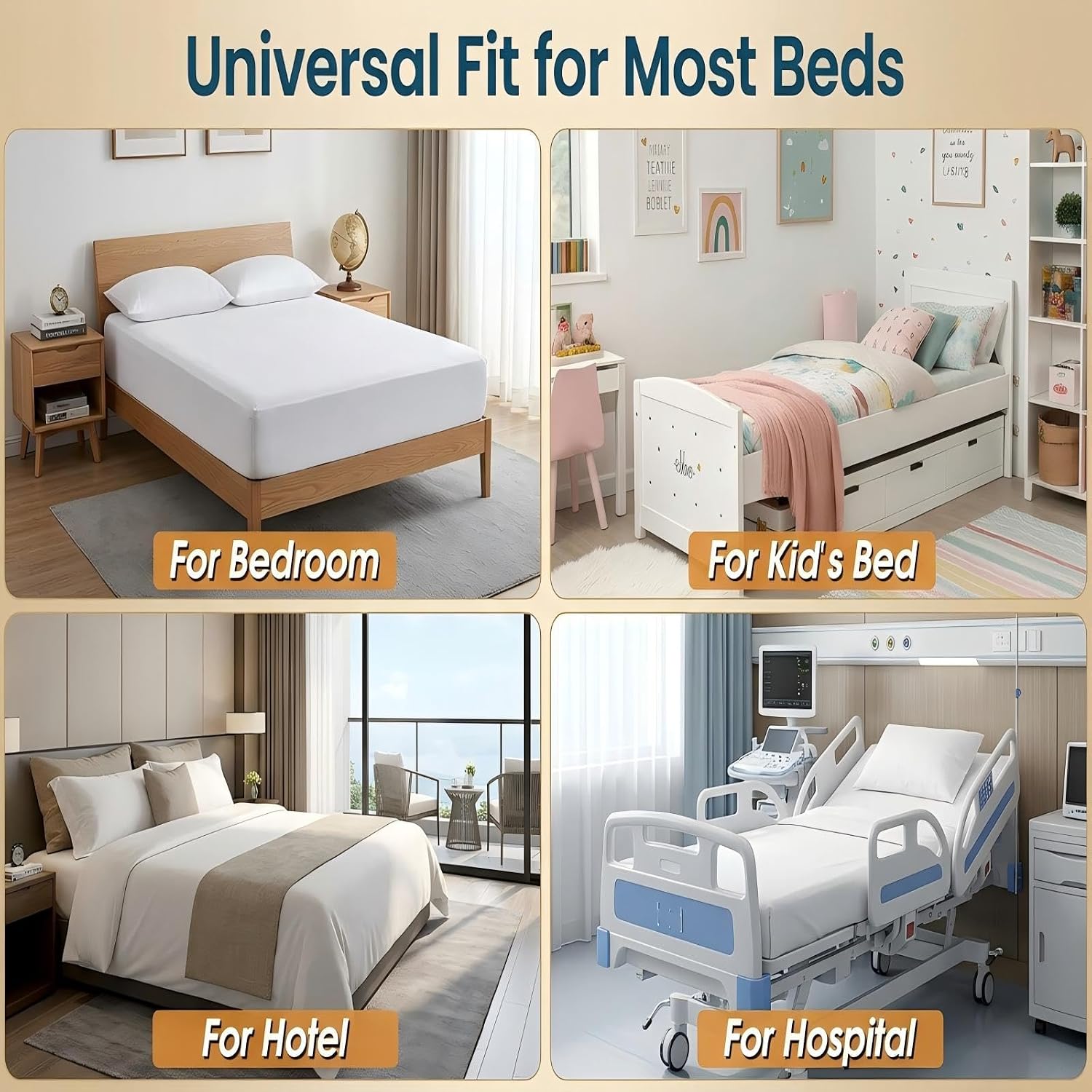 Bed Sheet Locks for Corners, 8-Pack Mattress Sheet Clips Holders with Anti-Slip Grooves, Upgrade Fitted Sheet Fasteners Keep Sheets Tight, No Need to Lift, Fit for All Mattress Sizes