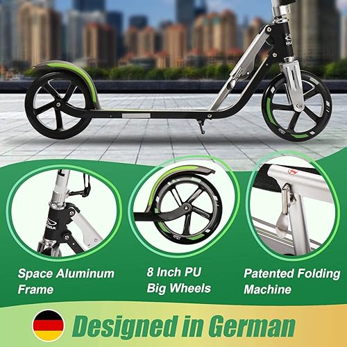 Miniatura 4 de HUDORA Scooter para niños de 6 a 12 años  Scooter para niños de 8 años en adelante, scooters para adolescentes de 12 años en adelante, scooter para