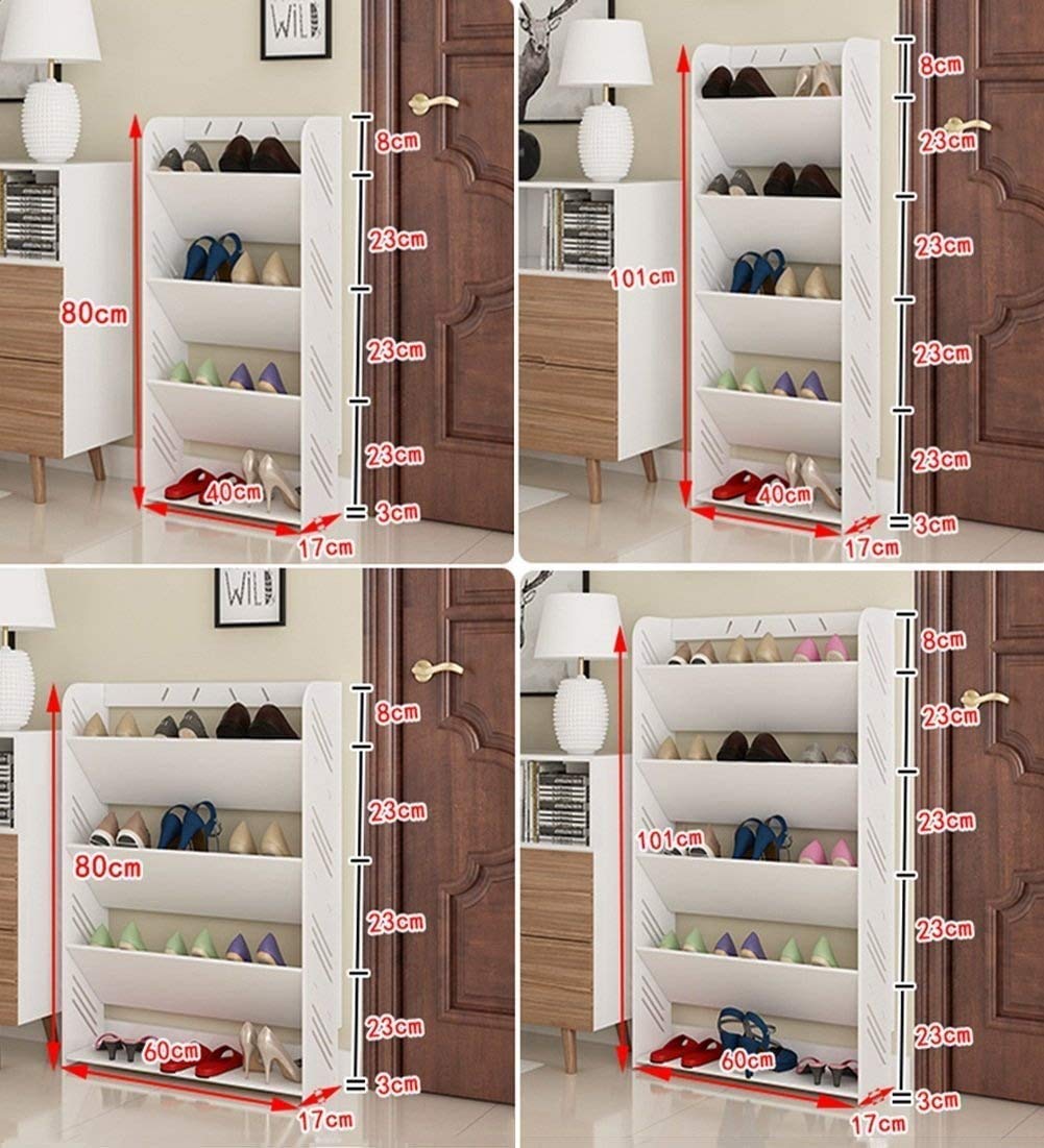 Angled Triangular Design Shoe Rack, Economic, Robust and Space