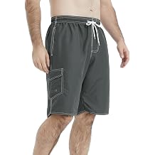 Mens Swim Trunks Swim Shorts Swimwear Swimsuit Beach Shorts Bathing Suits Quick Dry Water Resistent