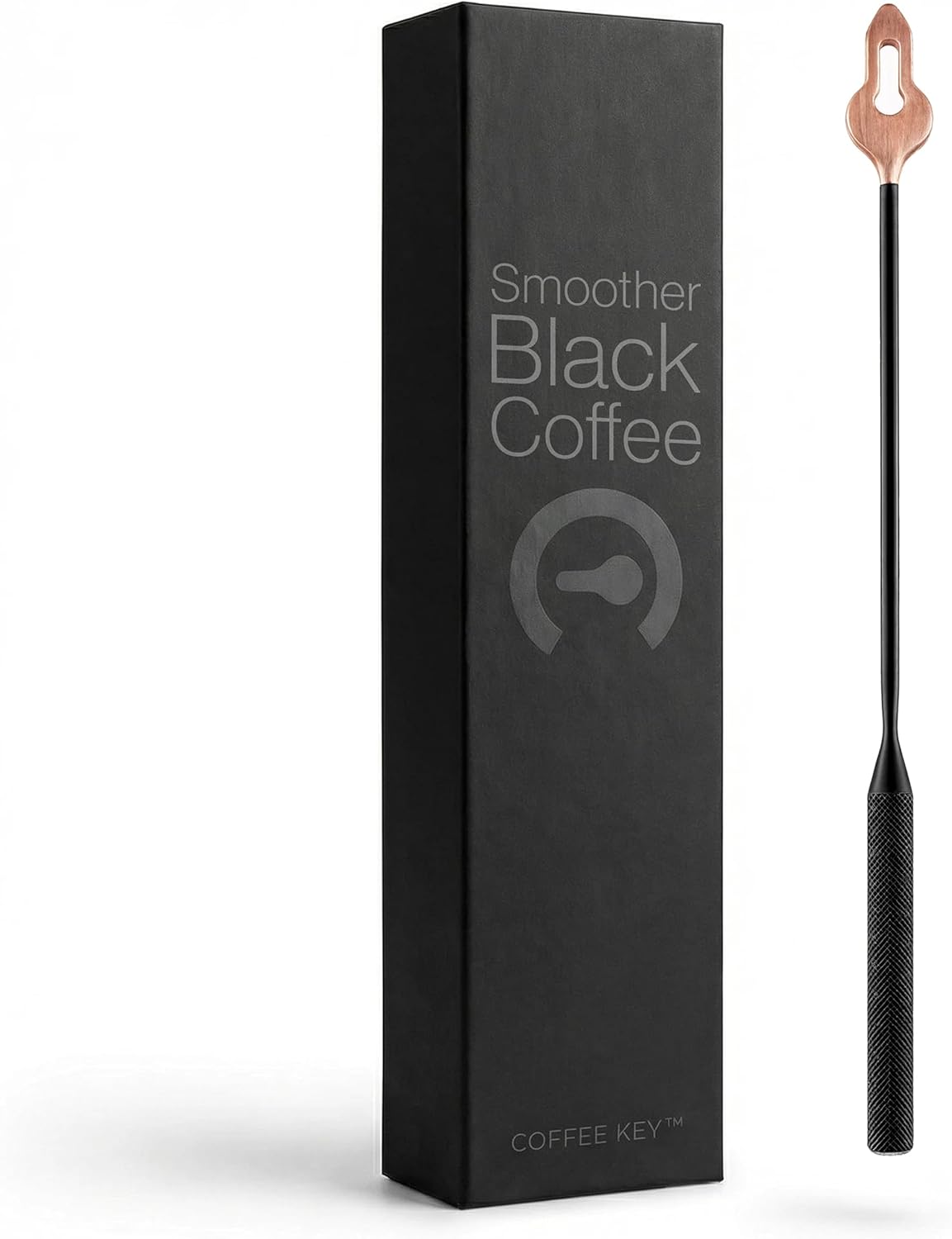 Coffee Key™ | Coffee Stirrer That Softens Bitterness for Smoother, More Balanced Coffee After Brewing (8 in / 38 g)